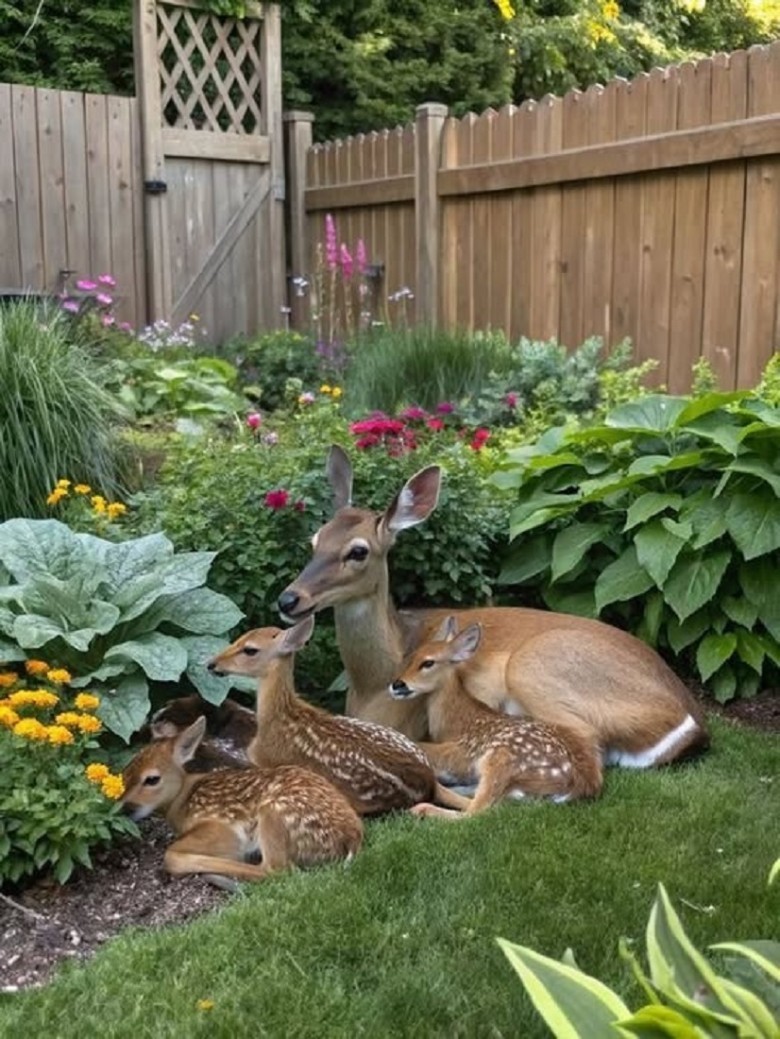 Captivating Moment: Gazelle and Her Adorable Fawn in Nature’s Embrace!