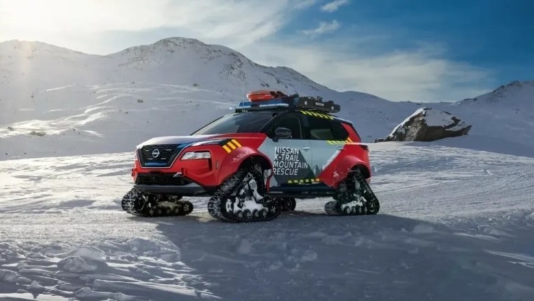 Nissan Unleashes the Beast: X-Trail Transformed into Mind-Blowing Tracked Ambulance for Mountainous Terrains!