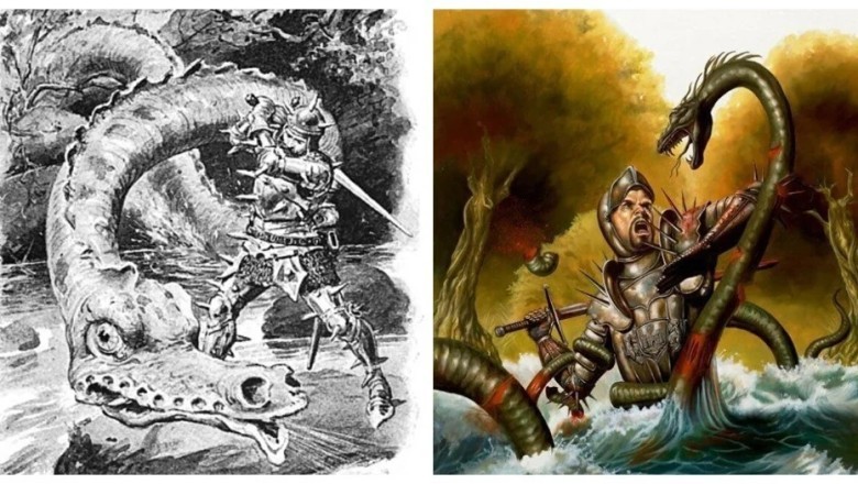 Unraveling the Bone-Chilling Saga of the Lambton Worm: A Hero's Triumph and a Family Curse