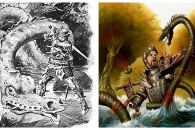 Unraveling the Bone-Chilling Saga of the Lambton Worm: A Hero's Triumph and a Family Curse