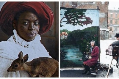 Unveiling History: Top 20 Colorized Historical Photographs by Marina Amaral