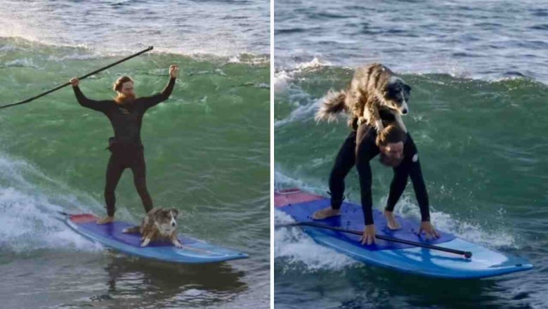 Unlikely Duo Surfs Together and Blows Minds