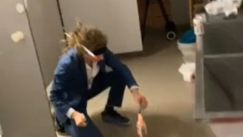 He Didn't Just Flush, He Launched! (Public Toilet Explosion)