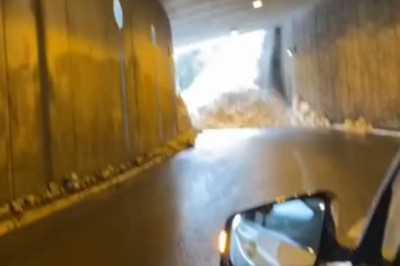 Video Virale: Ghiaccio sul Pendio Trasforma un Tunnel in una Pista da Slittino!