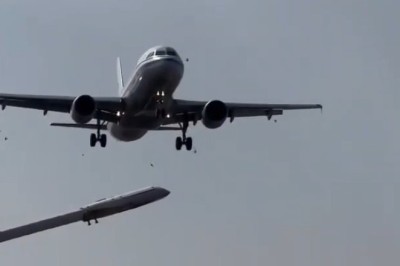 Epic Encounter: A320 Faces Flock of Birds in Daring Descent!