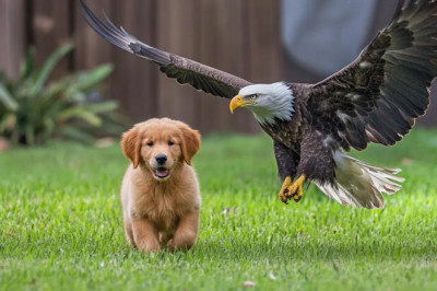 Eagle Snatches Puppy from Yard — Neighbors Stumble Upon a Chilling Scene