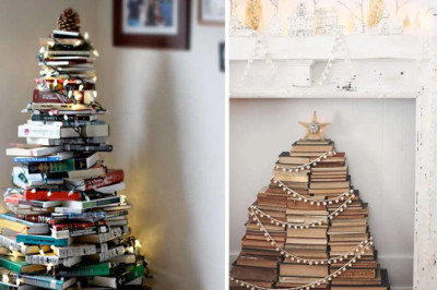 She Didn't Buy a Christmas Tree This Year. What She Used Instead Will Make Every Book Lover Cry.